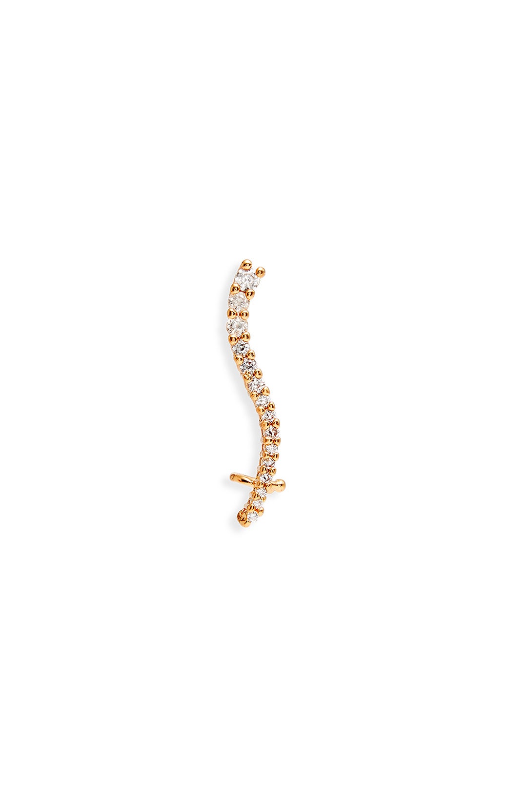 Crystal Wave Ear Cuff by Jules Smith 1