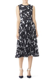 Chalk Multi Pleated Dress by Jason Wu Collection