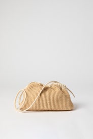 Beige Mini Cloud Clutch by Mansur Gavriel Accessories