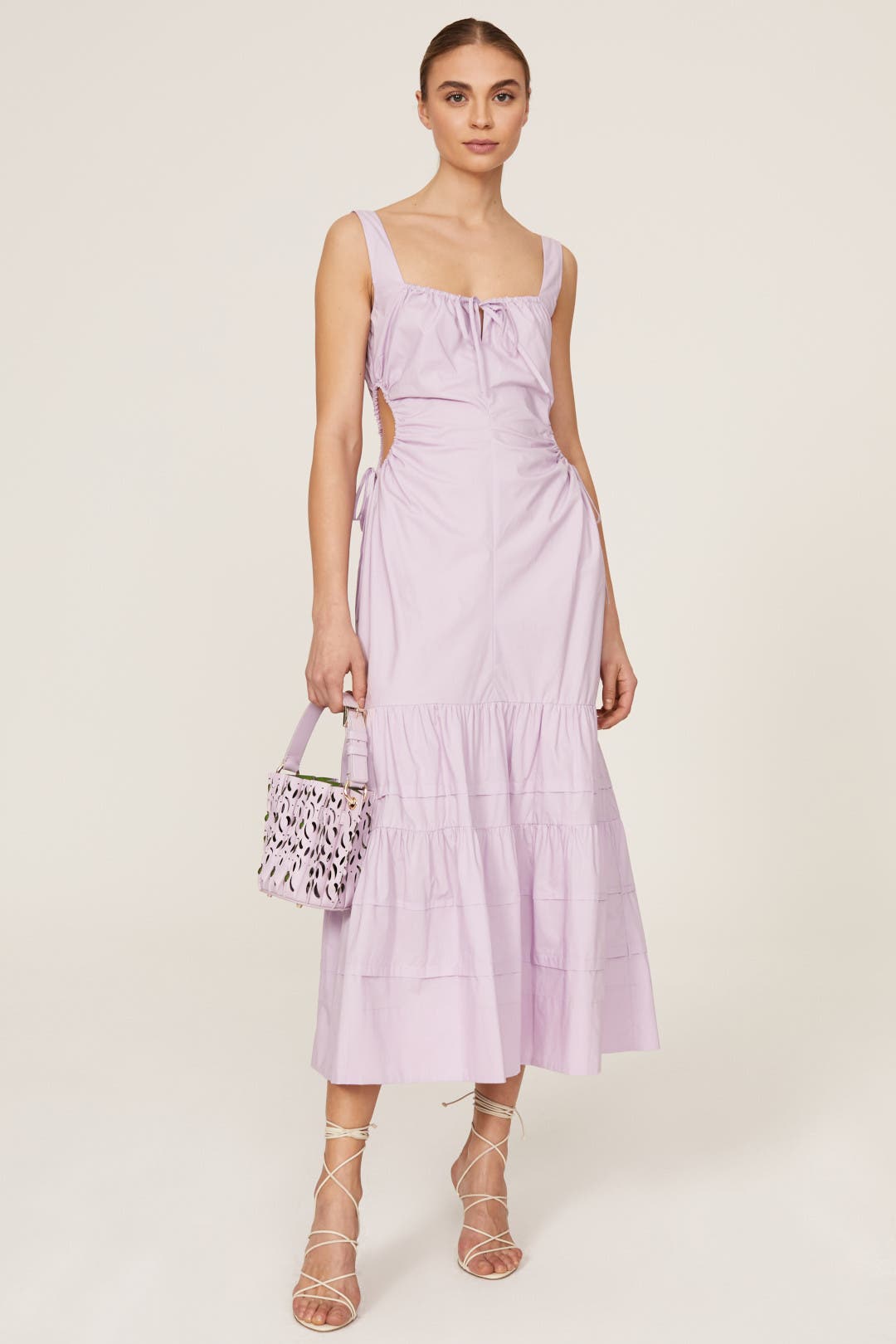 Betty layered dress【gray】 Hammered Shimmer Jacket Dress with Tiered Skirt | David's Bridal