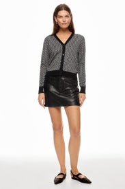 Jacquard Cardigan With Contrast Trim by Rosetta Getty x RTR