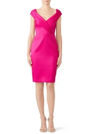 Deep Magenta Sheath by Badgley Mischka