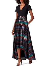 Sequin Skirt Gown by Badgley Mischka