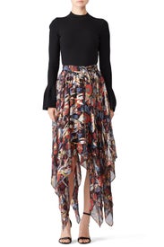 Long Asymmetrical Skirt by The Kooples