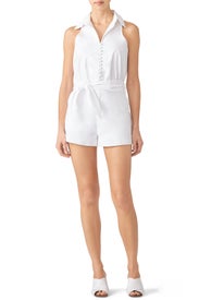 Shirt Collar Rae Romper by STYLESTALKER