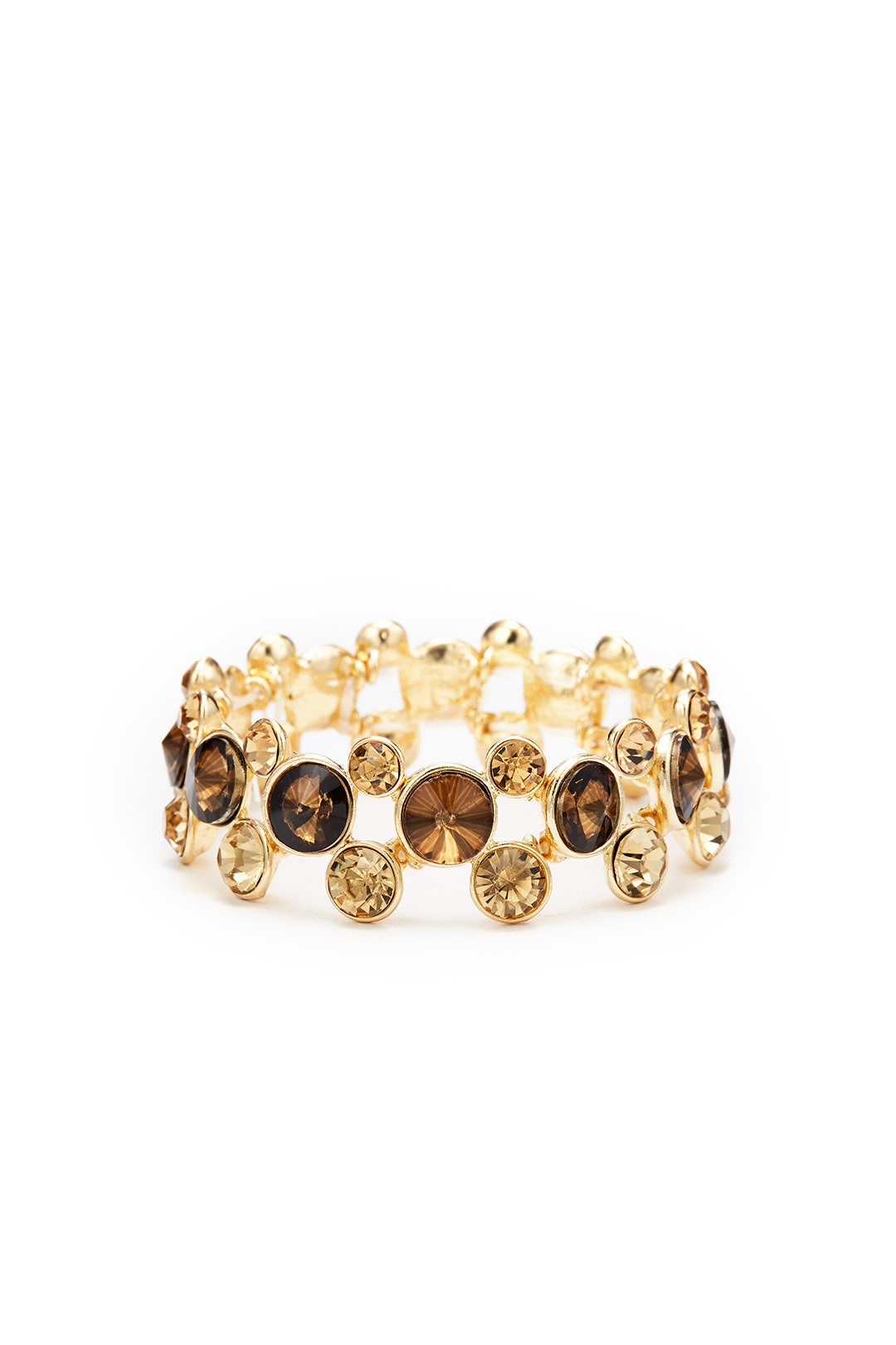 Gold Shadow Circle Bracelet by Slate & Willow Accessories