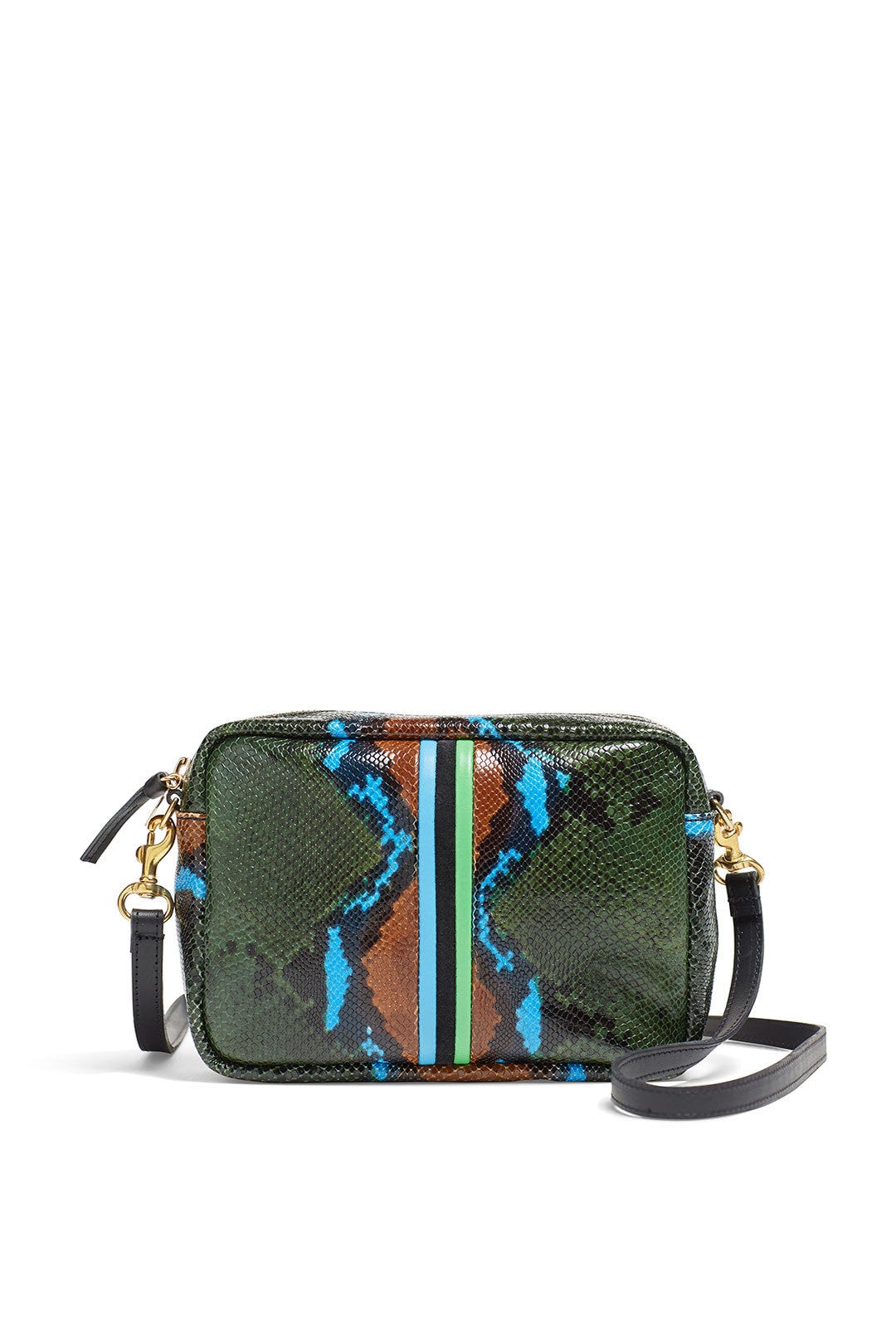 Evergreen Snake Midi Sac by Clare V. 0