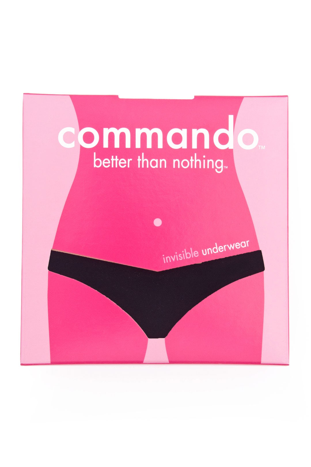 Seamless Black Low-Rise Thong by Commando 0