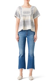 Striped Millo Top by dRA