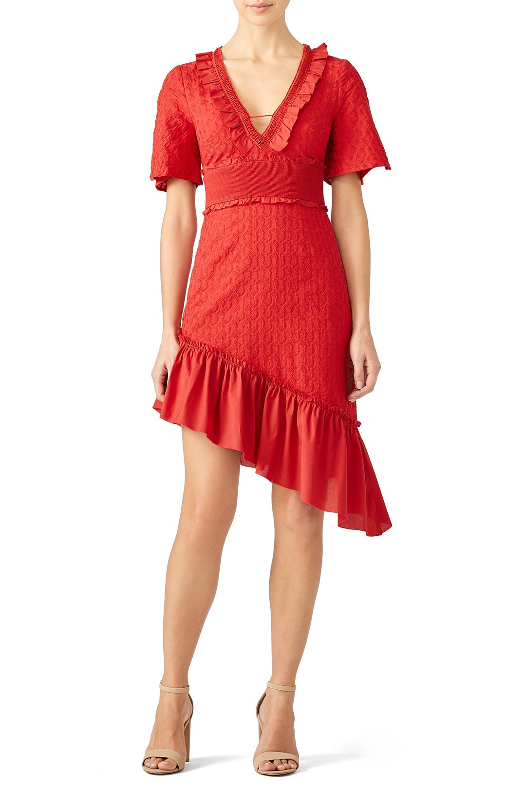Red Memento Dress by FINDERS KEEPERS 0
