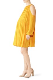 Yellow Heather Maternity Dress by FOR 2 by Ramy Brook