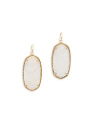 White Deily Earrings by Kendra Scott