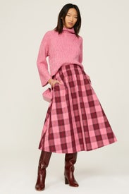 Greenhouse Plaid Skirt by kate spade new york