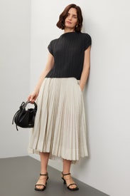 Mushroom Pleated Top by 3.1 Phillip Lim
