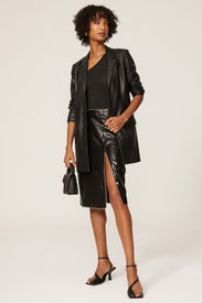 Fluid Sequin Skirt by Toccin