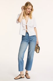 Tommy Stretch Straight Leg Jeans by Boyish Jeans