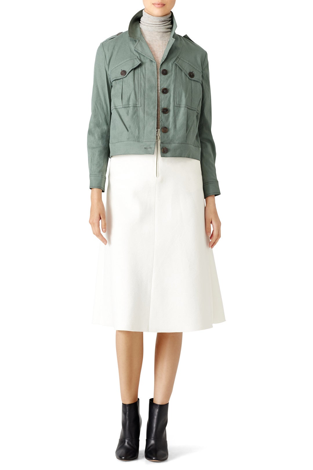 Green Utility Jacket by Derek Lam 10 Crosby 0