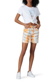 Denim Hana Biker Shorts by Hudson