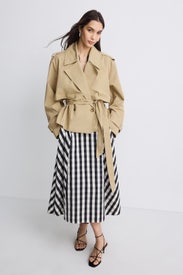 Liz Cropped Trench Coat by Joe's Jeans