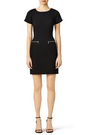 Black Thompson Dress by Of Mercer