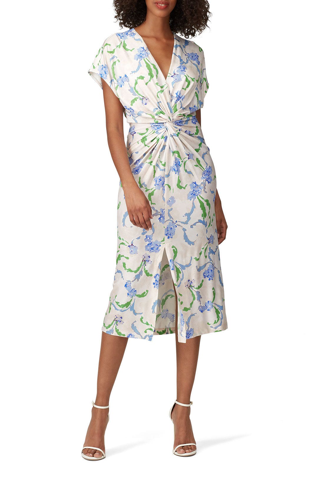 Brushstroke Floral Twist Dress by Prabal Gurung x RTR 0