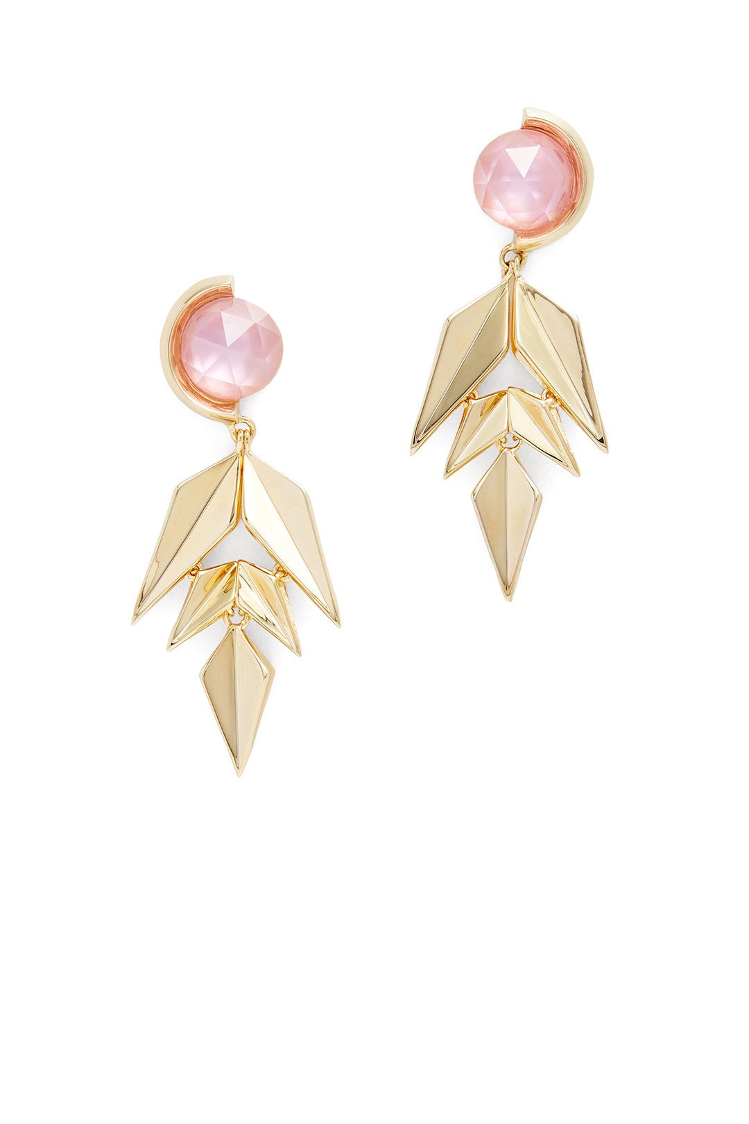 Modern Petal Chandelier Earrings by Sarah Magid 1