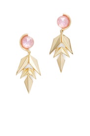 Modern Petal Chandelier Earrings by Sarah Magid