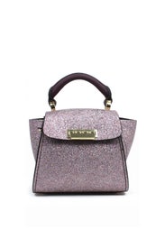Pink Glitter Mini Eartha Bag by ZAC Zac Posen Handbags