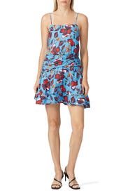 Twist Waist Cami Flounce Mini Dress by Derek Lam 10 Crosby