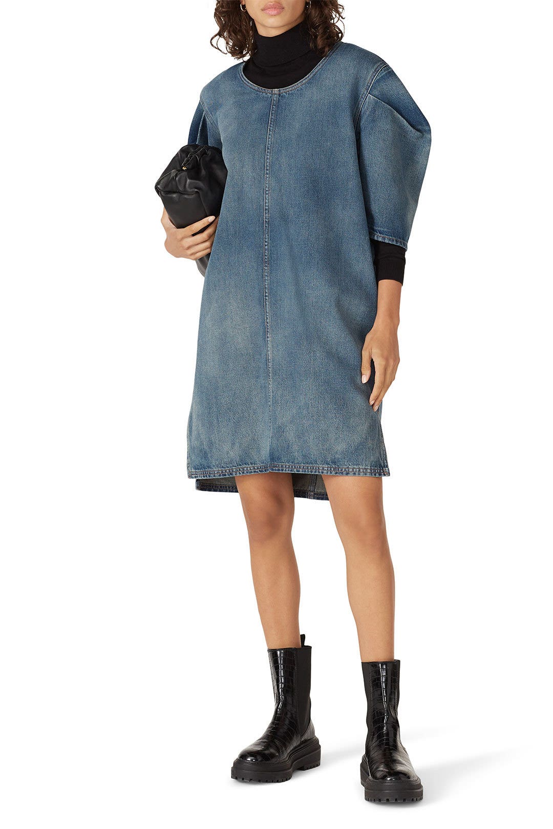 Indigo Denim Dress by MM6 Maison Margiela 0