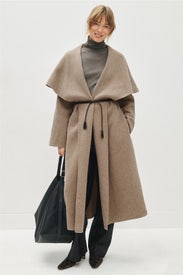 Grey Kay Double Faced Coat by Reformation