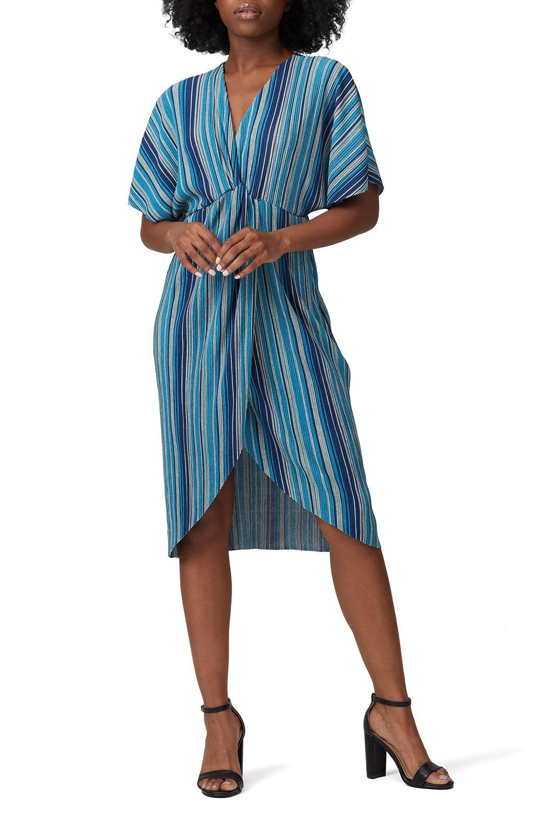 Striped Dolman Dress by Slate & Willow 0