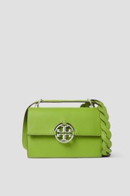 Wheatgrass Small Miller Flap Shoulder Bag by Tory Burch Accessories