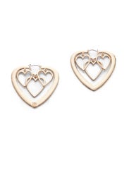 Yvette Heart Earrings by Dannijo