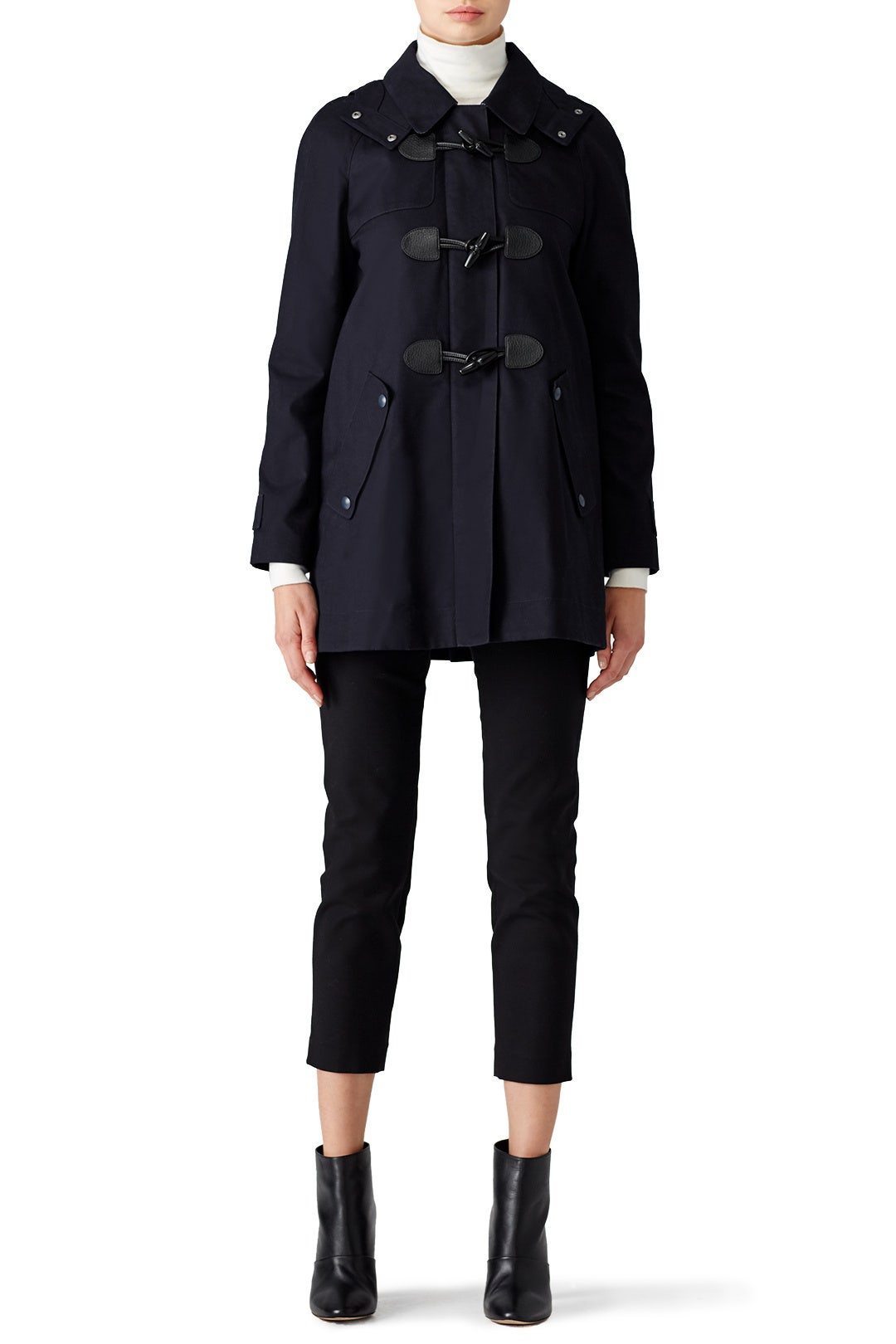 Navy Toggle Coat by Joie 0