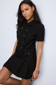 Antonella Collared Mini Dress by Sandro