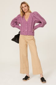 Gaida Braided Cardigan by Sea New York