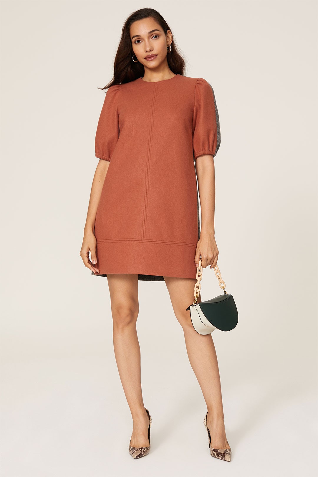 Colorblock Mini Dress by Toccin 0