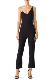 Black Tailored Jumpsuit by Cushnie