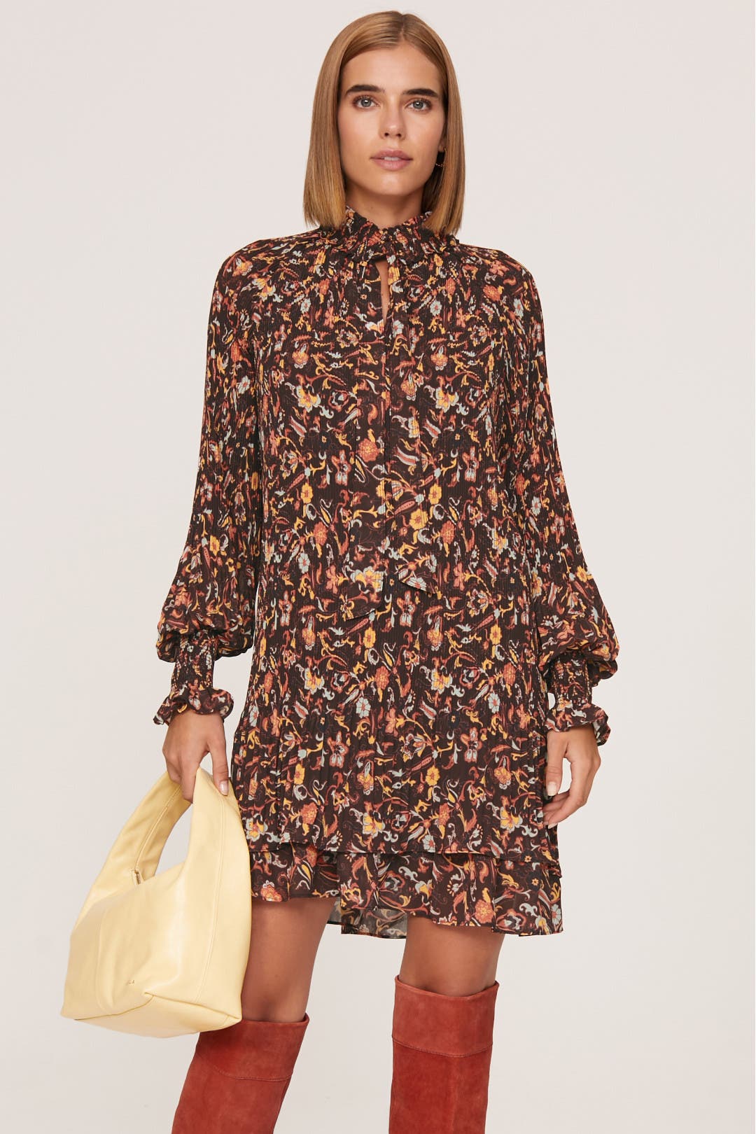 Fall Floral Dress by Derek Lam 10 Crosby x RTR | Rent the Runway
