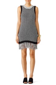 Knit Fringed Dress by English Factory