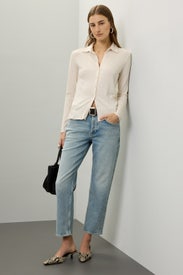 Julia Boyfriend Jeans by 7 For All Mankind