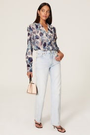 Tie Dye Button Up Shirt by Fifteen Twenty