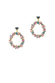 Jewel Amara Cluster Hoops by Gorjana Accessories