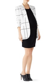 Black Ponte Maternity Pencil Skirt by Ingrid & Isabel