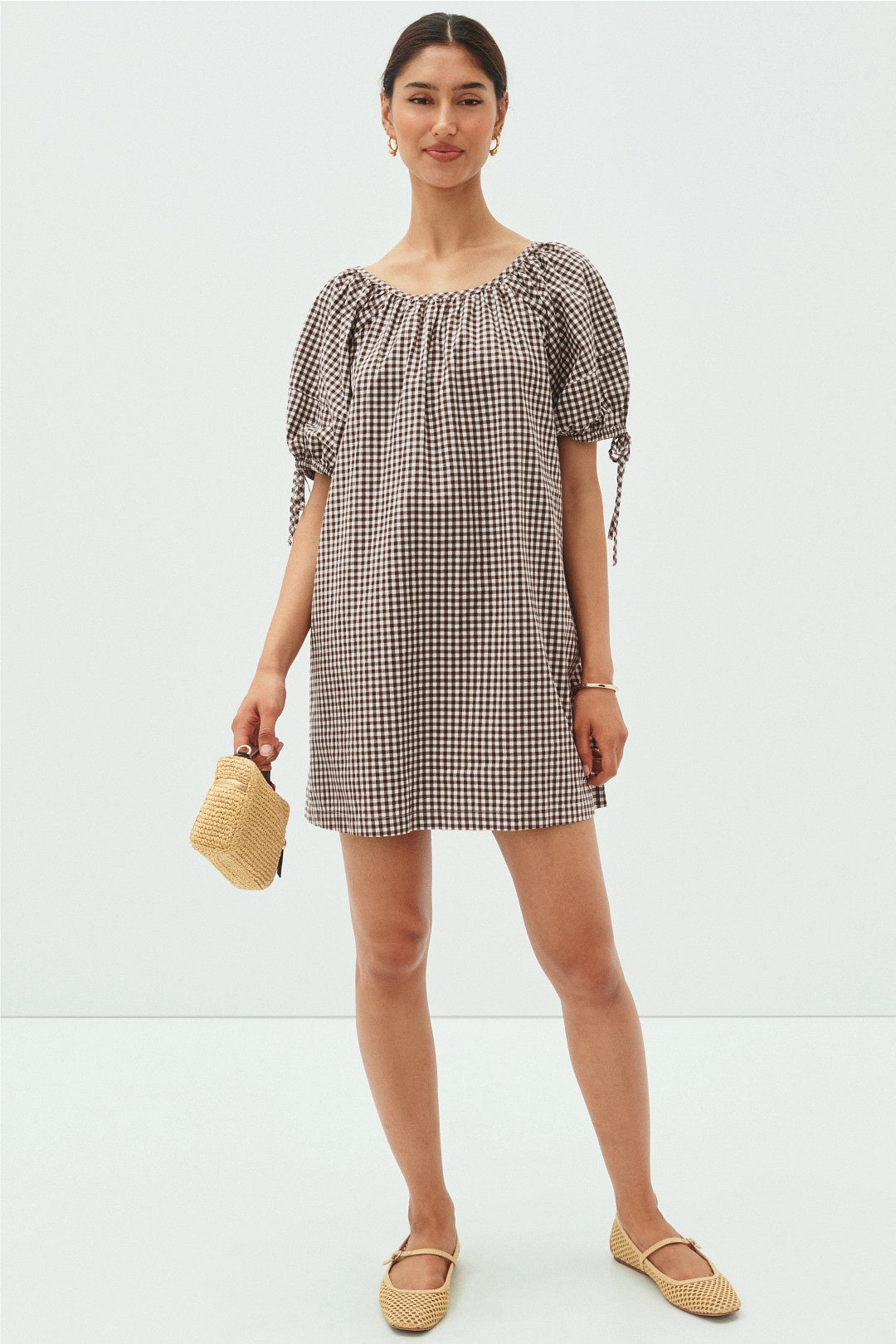 Gingham Mini Dress by Marine Layer 0