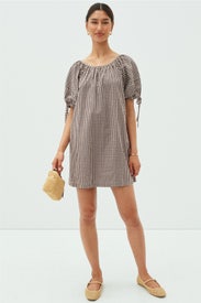 Gingham Mini Dress by Marine Layer