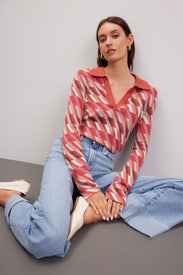 Novelty Polo Sweater by Marine Layer