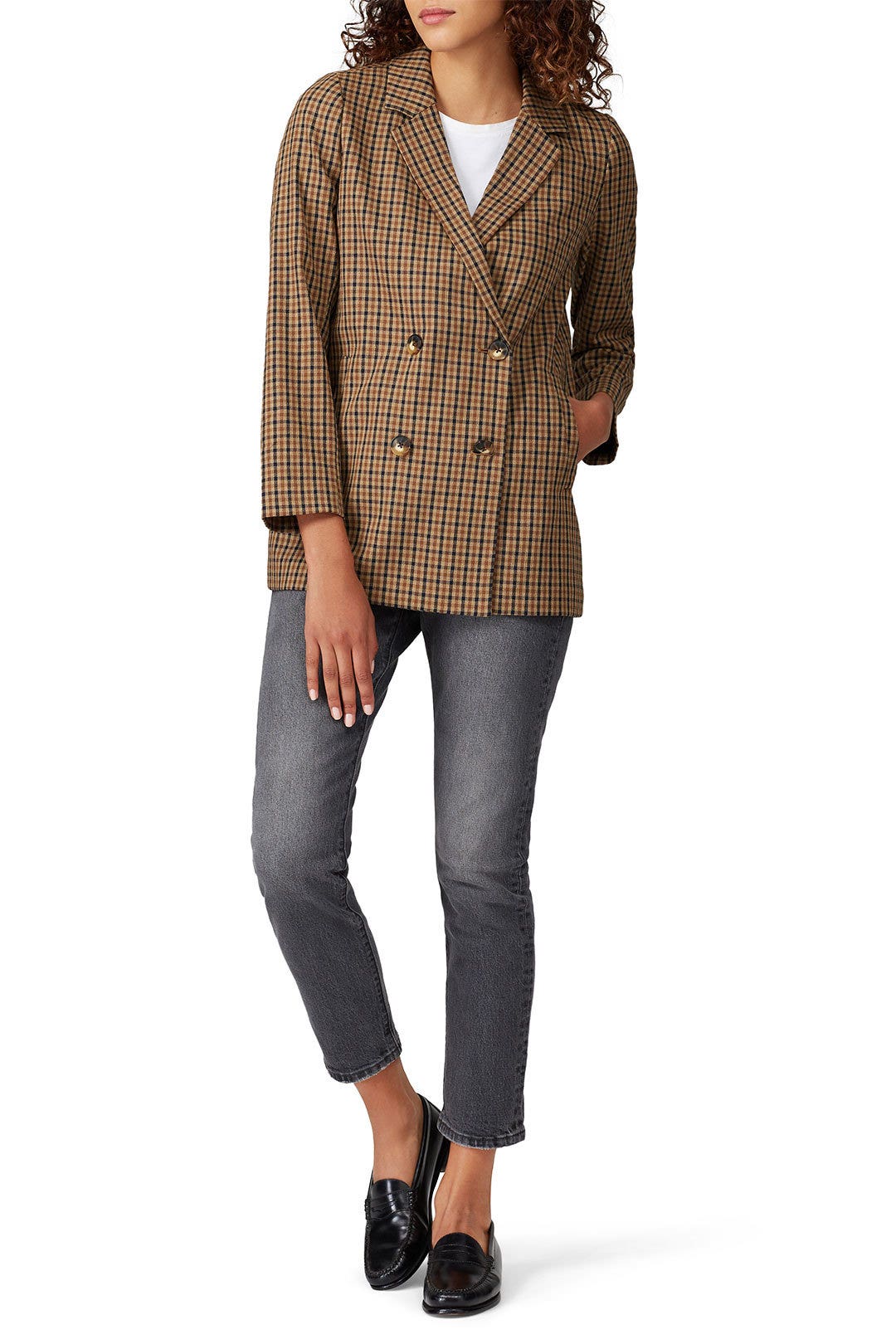 Plaid Caldwell Blazer by Madewell 0