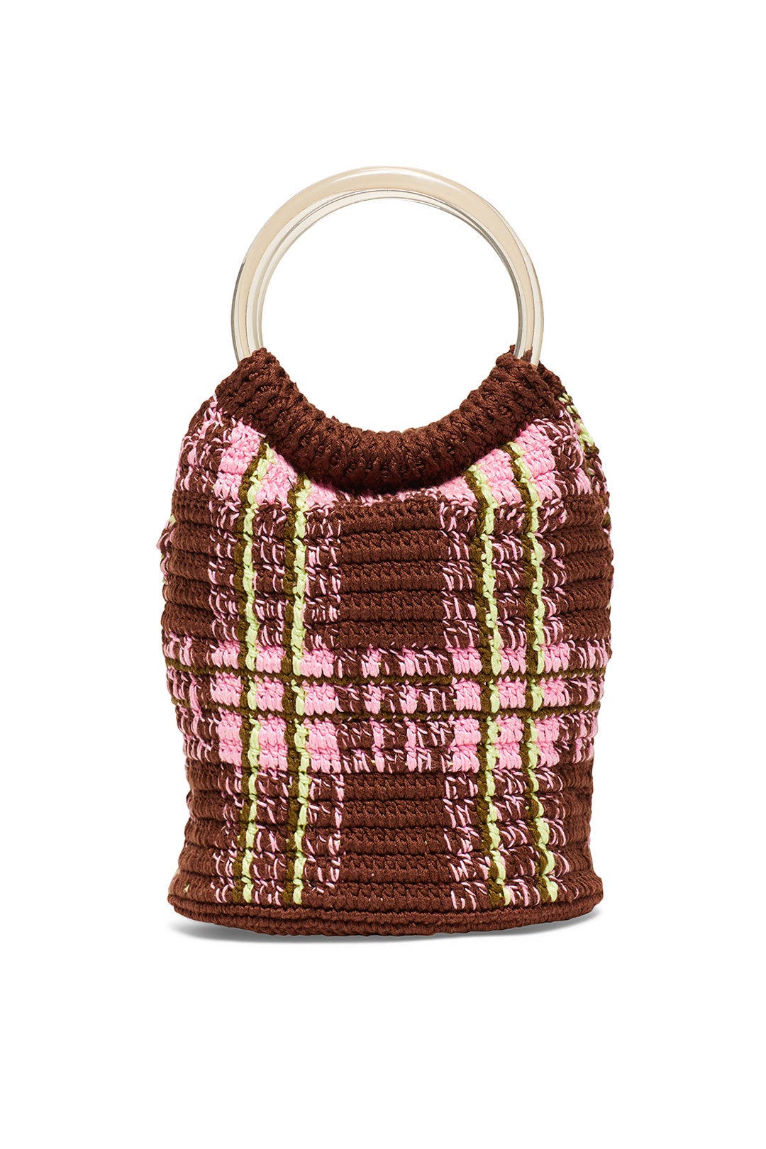 Pink Multi Crocet Praia Mini Bag by Rachel Comey Accessories 0